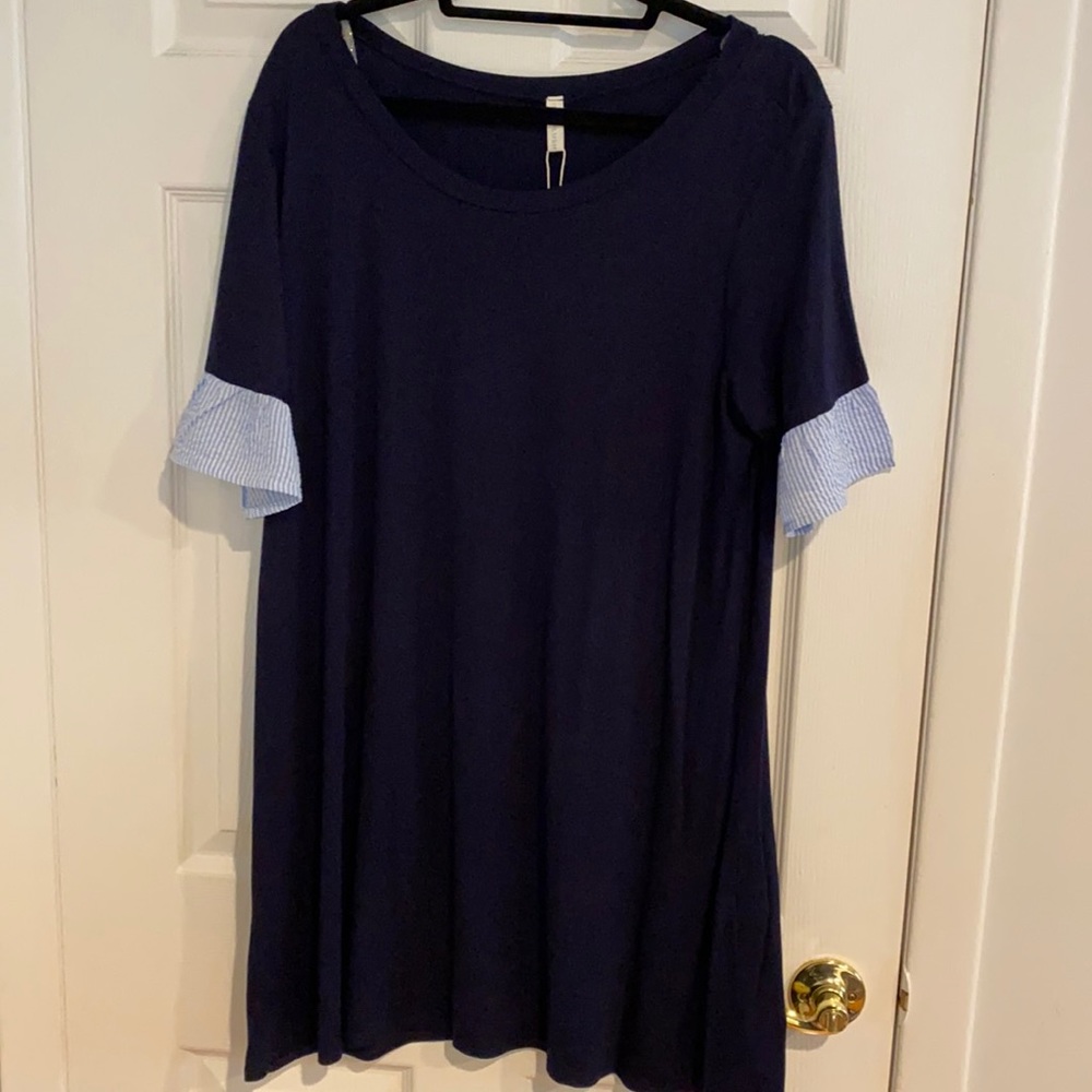 NWT blue tshirt dress